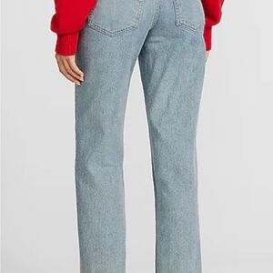 Express Light Blue Straight Leg Women's Jeans